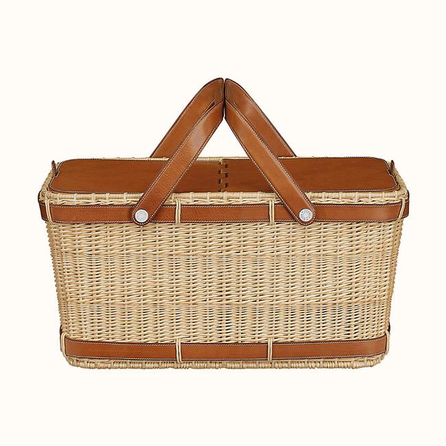 Hermès picnic basket from the Hermes stores. Picture: Hermès