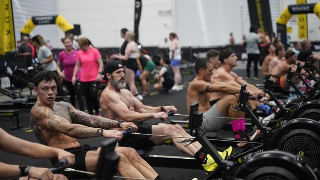 10000 athletes put their fitness to the test in a massive Hyrox competition this weekend (14-15 Dec) at Melbourne Exhibition and Convention Centre. Picture Valeriu Campan