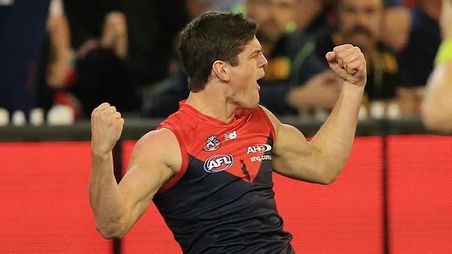 Melbourne’s Angus Brayshaw is hoping for a big season. Picture: Wayne Ludbey