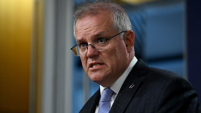 Scott Morrison’s plan for major road and rail upgrades involves key election battlegrounds in NSW, Queensland, Tasmania, Western Australia and Victoria. Picture: Bianca De Marchi