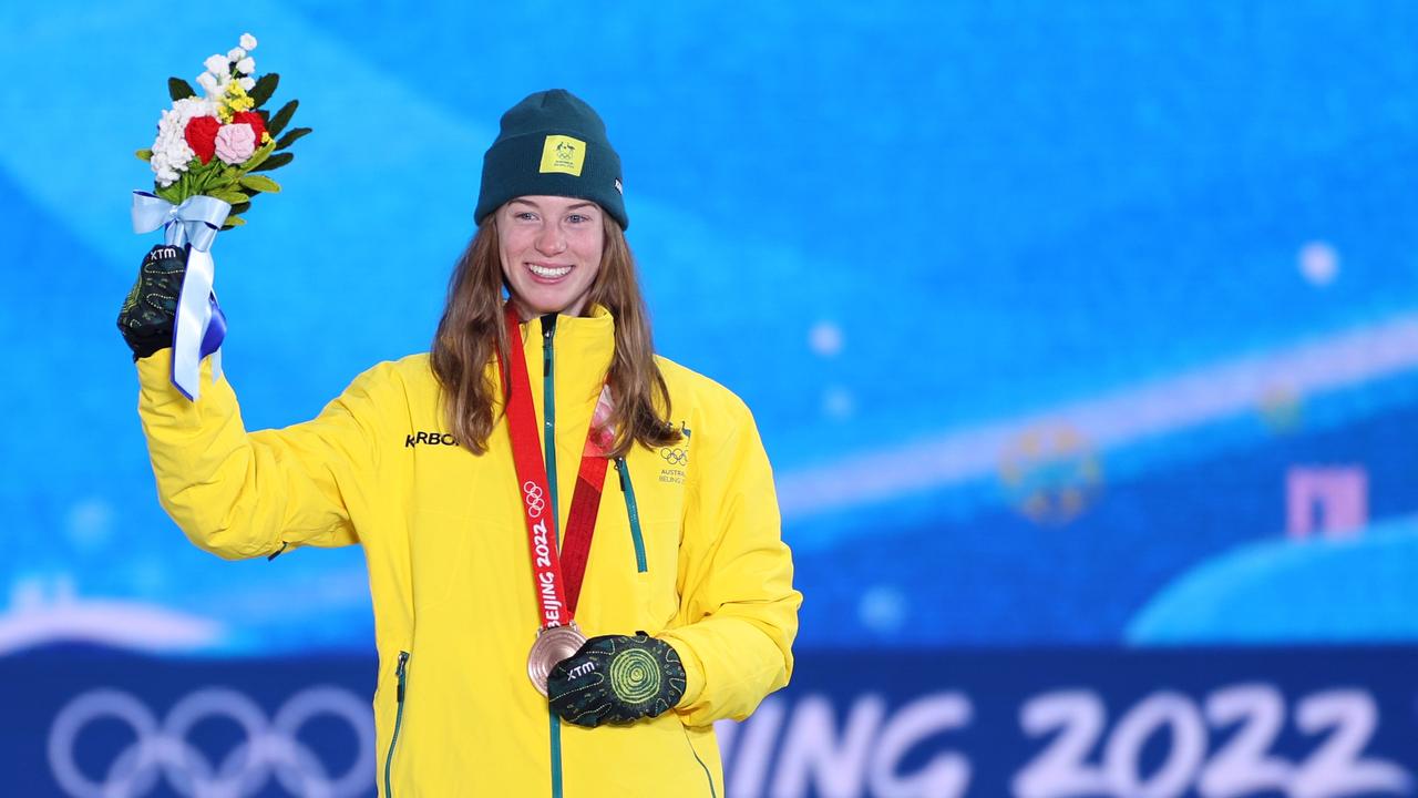 Coady won bronze in the women's snowboard slopestyle. Picture: Sarah Stier/Getty Images