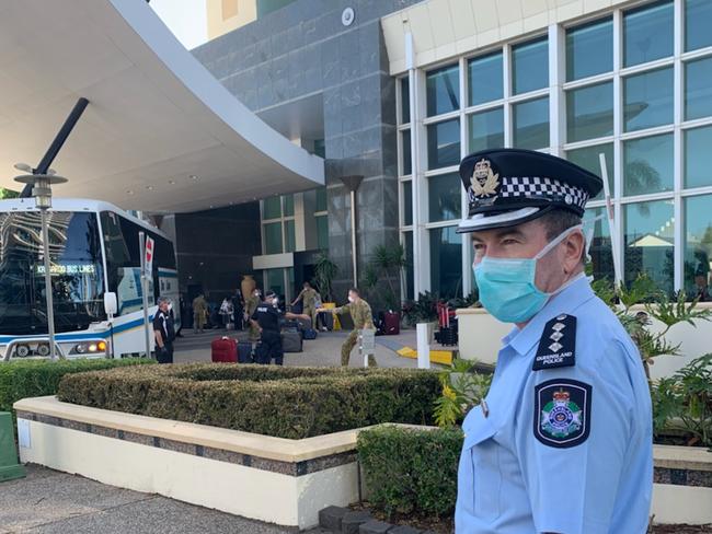 Inspector Owen Hortz at the Voco hotel in Surfers Paradise. Picture: Ryan Keen