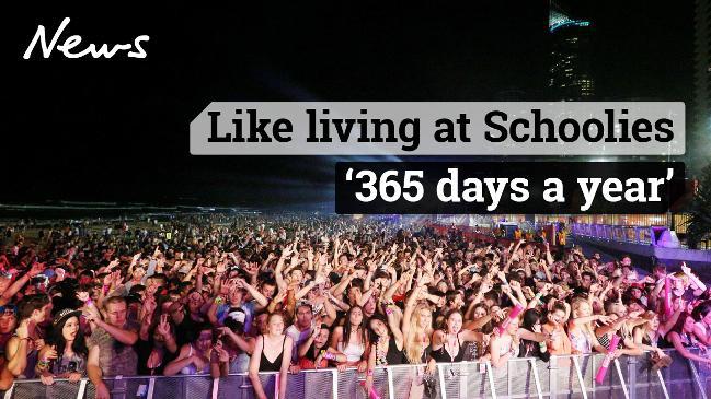 This suburb will be like schoolies 365 days a year