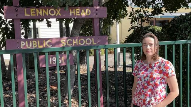 Lennox Head resident Liesel Jeffers is part of a group of parents who wrote to the NSW Government about the infrastructure needed at the local public school.