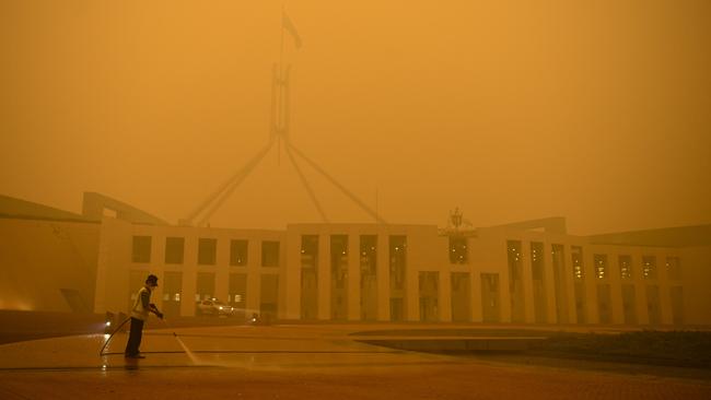 Smoke haze was cited as a reason for US tourists to be wary. Picture: AAP