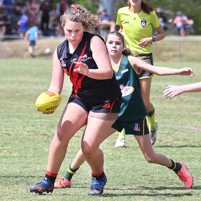 Action from Saturday's McDonaldâ€™s South East Queensland Youth Grand Finals played at Yeronga AFC. 2 September 2023. Picture, John Gass