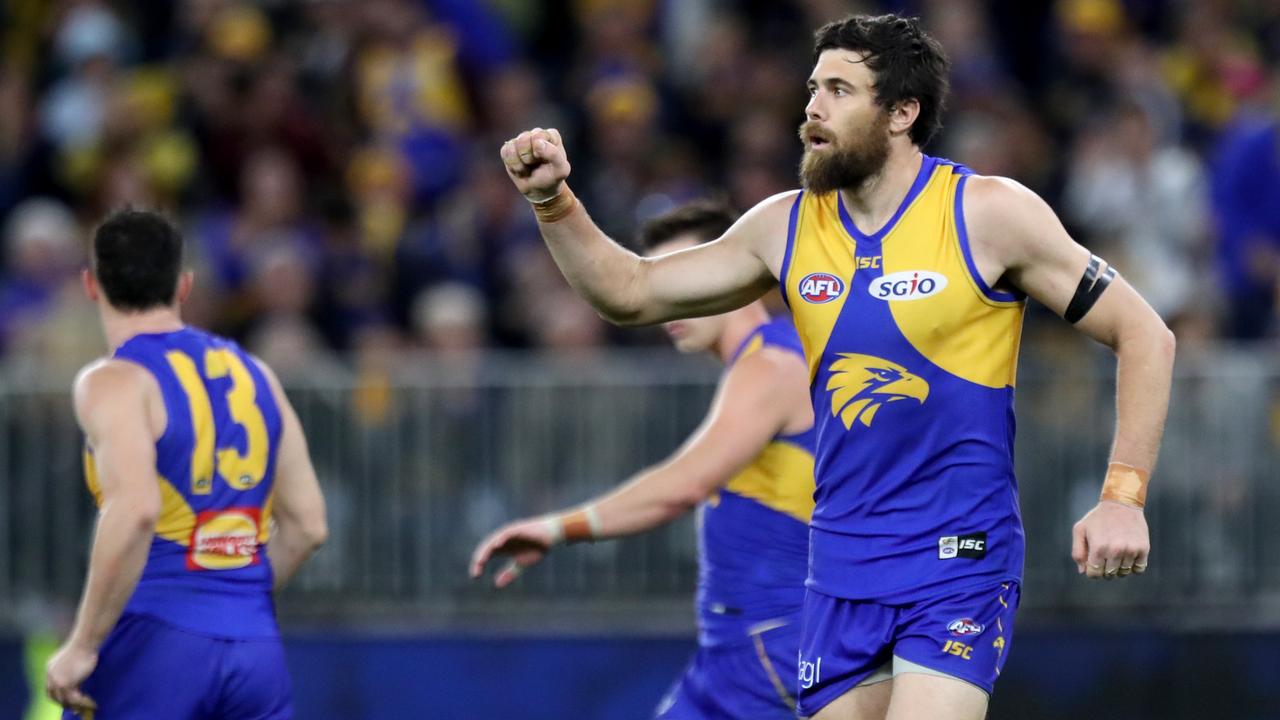 Josh Kennedy had a massive final quarter. Photo: Richard Wainwright/AAP Image.