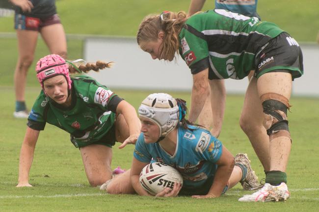 Mackay Cutters vs Townsville Blackhawks Harvey Norman U17's Saturday 22 February 2025 Picture:Michaela Harlow