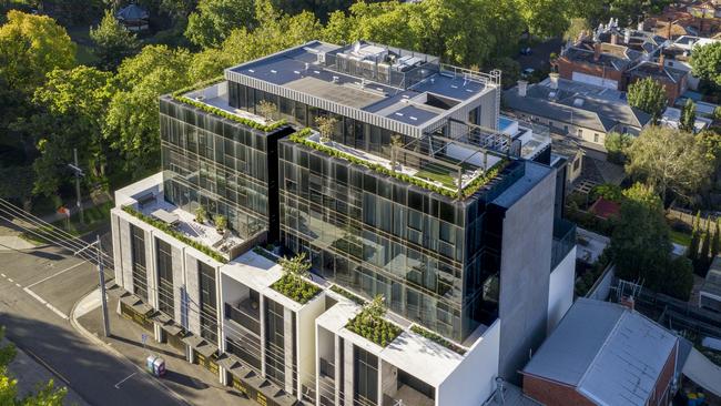 Penthouse, 39 Gellibrand St, Kew, is for sale with a $9.95 million asking price.