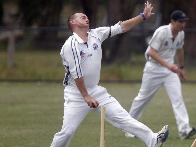 MPCA Sub District - Skye v Rosebud at Skye Reserve Skye.Rosebud bowler Jason NagelPicture: Richard Serong