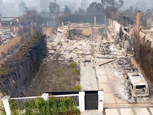 Actor Miles Teller's home has been burnt to the ground. Picture: Backgrid