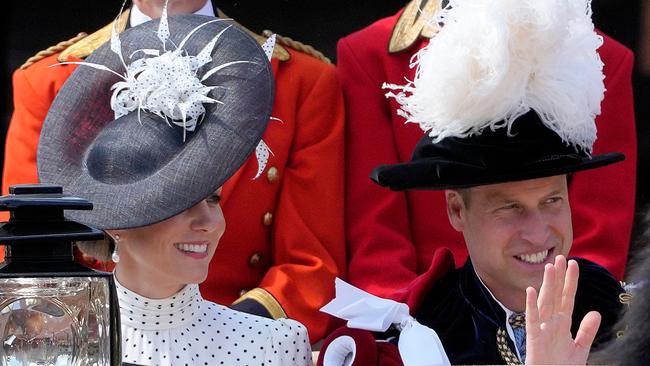 The Prince and Princess of Wales. Picture: AFP