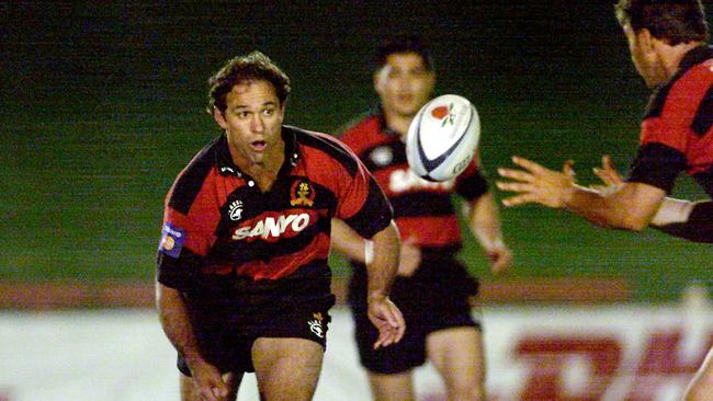 Richard Tombs playing for Norths back in 2001. Pic: Daniel Berehulak.