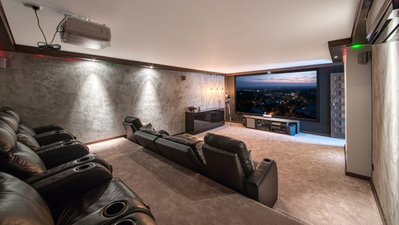 Kick back and watch a movie in your home cinema.
