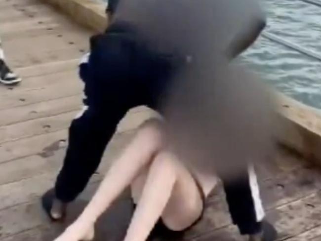 The brutal attack happened at Altona Pier. Picture: Supplied