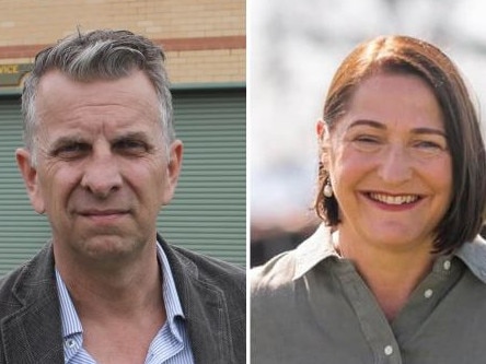 Andrew Constance and Fiona Phillips are heading into round two in 2025. Picture: Left, Tom McGann, Right, Supplied