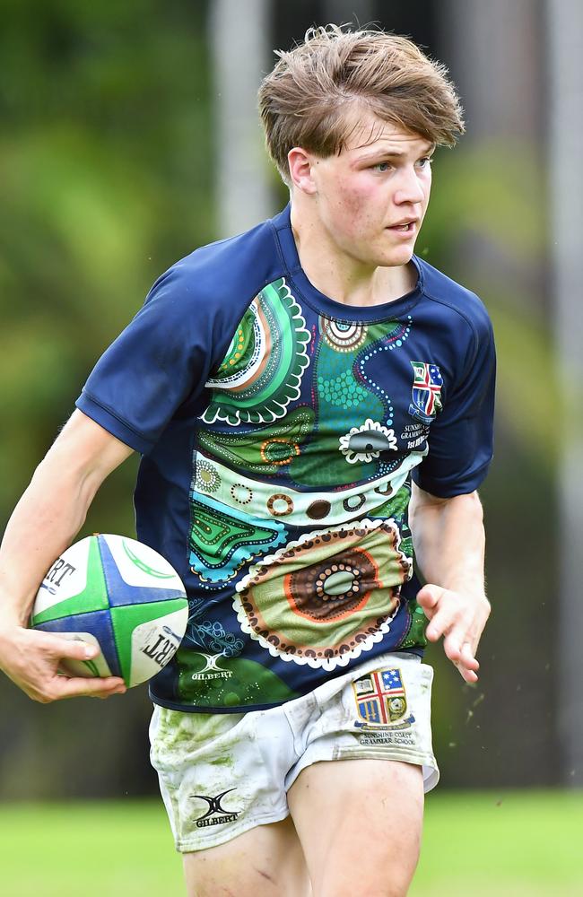 Jimmy Jackson in action for Sunshine Coast Grammar School. Picture: Patrick Woods.