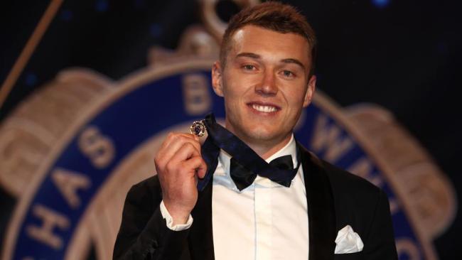 Patrick Cripps is the Brownlow medallist. Photo: Michael Klein.