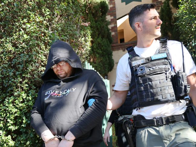 MELBOURNE, AUSTRALIA- NewsWire Photos APRIL 23, 2025: Police raid and arrest two men in St Kilda regarding the drug 1,4-Butanediol. Picture:  NewsWire/ David Crosling