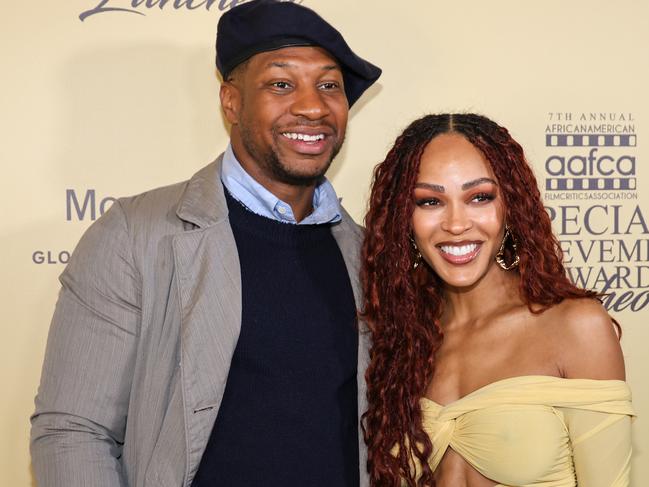 Majors has been dating actress Meagan Good since May 2023. Picture: Kayla Oaddams/Getty Images