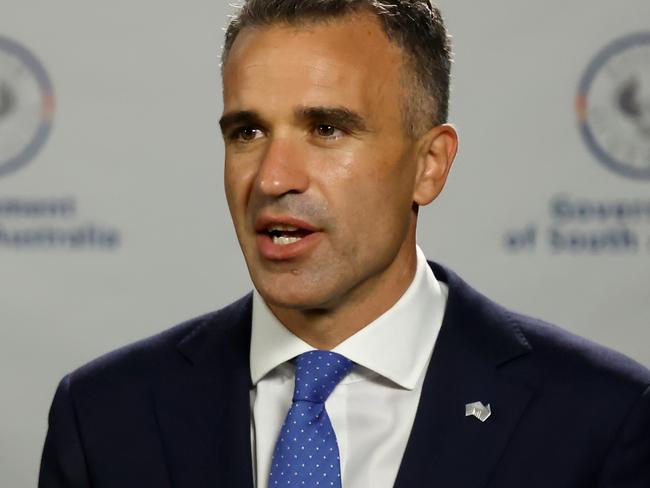 South Australian Premier Peter Malinauskas says the state’s hospitals are under ‘extraordinary pressure’. Picture: NCA NewsWire / Kelly Barnes