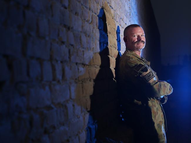 Australian Army Psychiatrist Dr Jon Lane is the first military psychiatrist to be deployed to Afghanistan. Picture: Ramage Gary