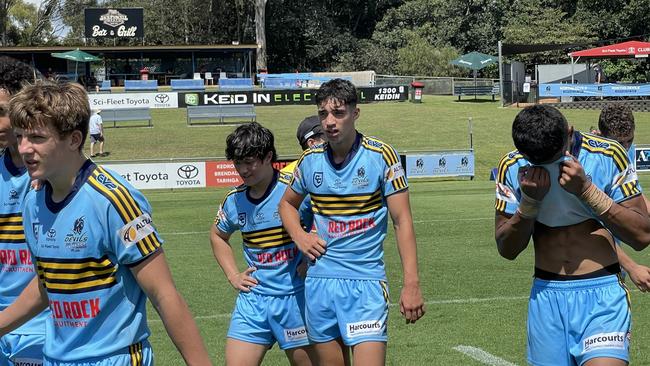 Cyril Connell Challenge game between the Norths Devils and Redcliffe Dolphins. Sunday March 19, 2023. Picture, Nick Tucker.