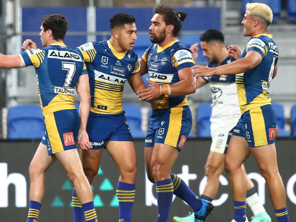 Prior to Saturday night, the Eels had won just one game since round 15. (Photo by Chris Hyde/Getty Images)