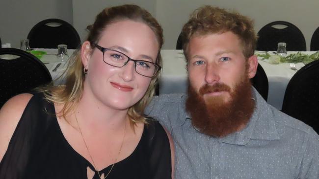 Renee Schofield and Adam Brown from Kingaroy at the 2023 Kingaroy Show Dinner.