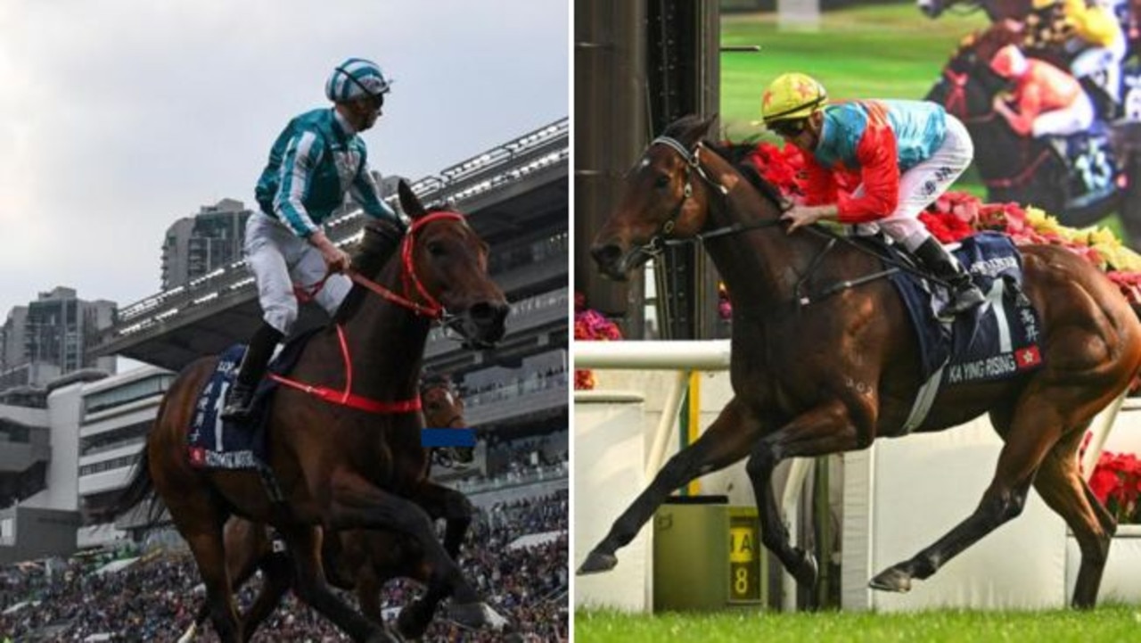 Romantic Warrior and Ka Ying Rising. Pictures: Vince Caligiuri/Getty Images