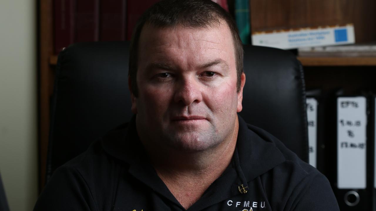 CFMEU's mining and energy president in Queensland, Steve Smyth. Photography David Kelly