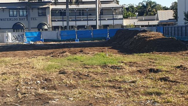 Construction starting on the new Wynnum Cinema development. Picture: Supplied