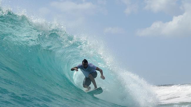 Joel Parkinson surfs at Snapper Rocks. Photo: Matt Roberts/Getty Images