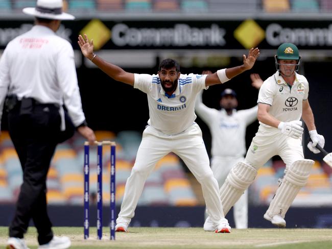 Jasprit Bumrah tormented McSweeney.