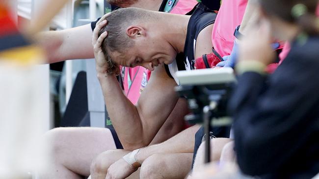 Kreuger has struggled with injuries in his time at the Pies. Picture: Getty Images