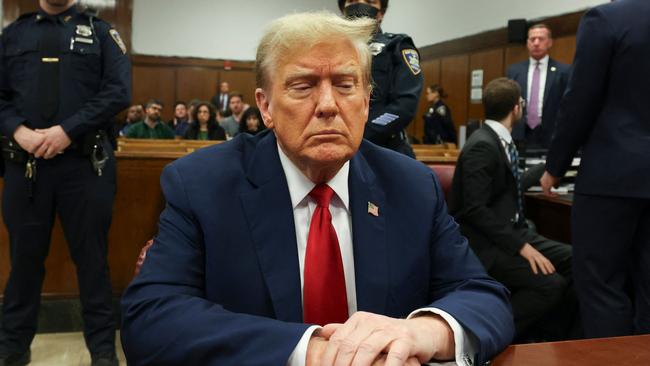 Former US President Donald Trump is now facing criminal prosecutions from four Democrat prosecutors in four different jurisdictions in cases that are a ludicrous abuse of process and politicisation of law. Picture: AFP