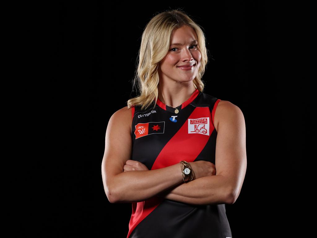 Grace Belloni is on her way to Essendon as the ninth selection. (Photo by Morgan Hancock/AFL Photos/Getty Images)