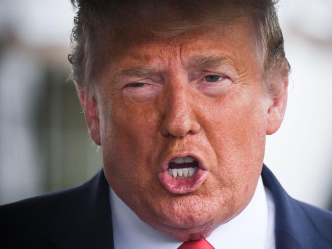 (FILES) In this file photo US President Donald Trump speaks to the press before departing the White House  on June 20, 2020 in Washington, DC, for a campaign rally in Tulsa, Oklahoma. - One of Donald Trump's brothers requested a restraining order to block publication of a potentially explosive book written by the US president's niece, The New York Times reported June 23, 2020. Mary Trump will release her no-holds-barred memoir "Too Much and Never Enough: How My Family Created the World's Most Dangerous Man," on July 28, according to publishing house Simon & Schuster. (Photo by Eric BARADAT / AFP)