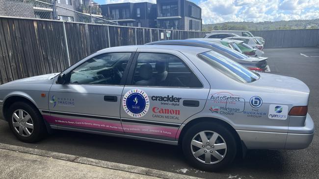 Their car for the trip. Supplied