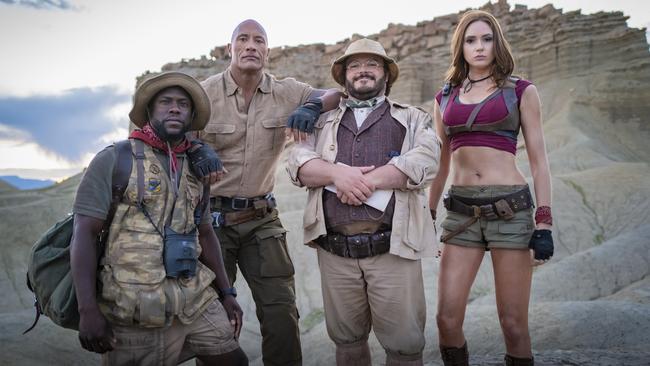 The first Jumanji made over a billion at the box office, so they’re coming back with a second. Picture: Sony