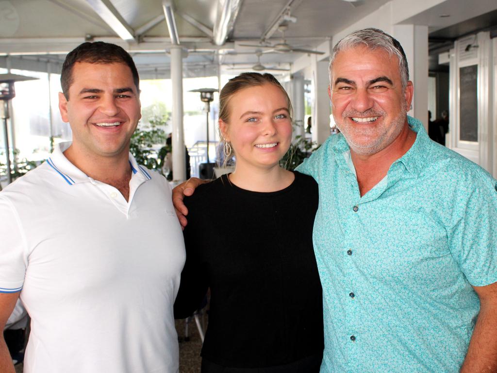 Matthew George, Octavia Budgen and Simon George at Shuck Restaurant. Picture: Andrew Meadowcroft.