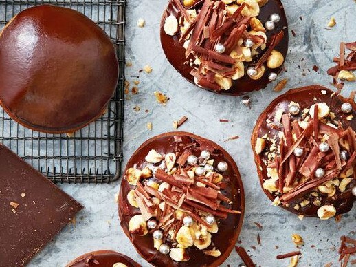 Hazelnut mocha doughnuts.