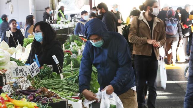 Victorians are facing rising cost of living pressures, with grocery and fuel prices already soaring. Picture: David Crosling