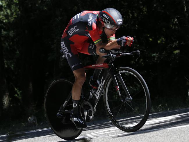 Australia’s Richie Porte in action during Stage 13 of the Tour de France. (AP Photo/Christophe Ena)