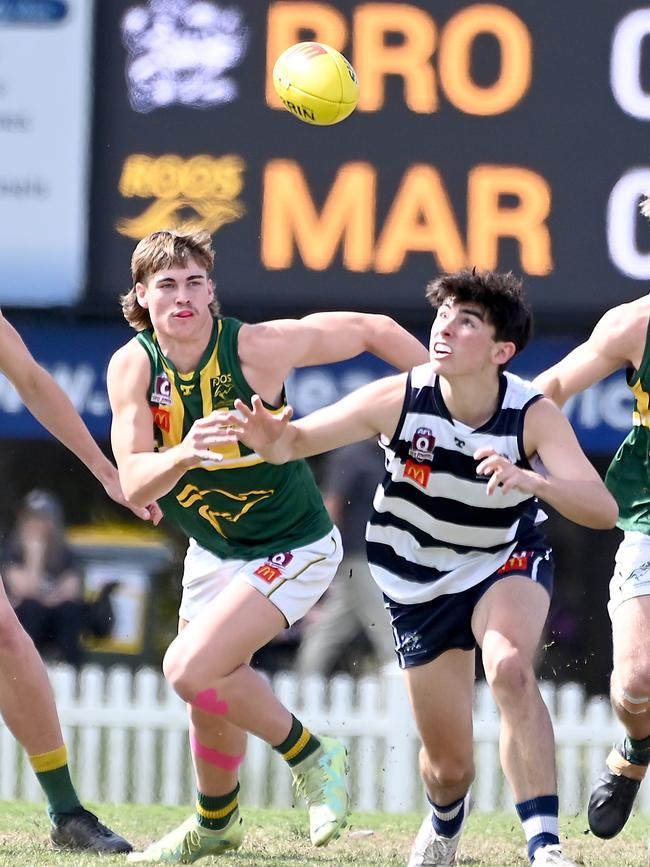 Action from Saturday's McDonaldâ€™s South East Queensland Youth Grand Finals played at Yeronga AFC. 2 September 2023. Picture, John Gass