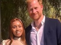 Princess Senate of Lesotho met with Prince Harry in Lesotho this week. Picture: Instagram/Princess Senate Seeiso