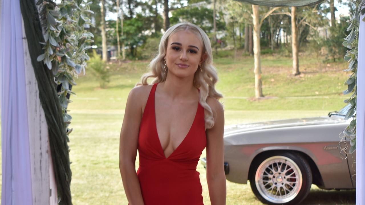 Kira Smith at the Gympie State High School Formal 2022.