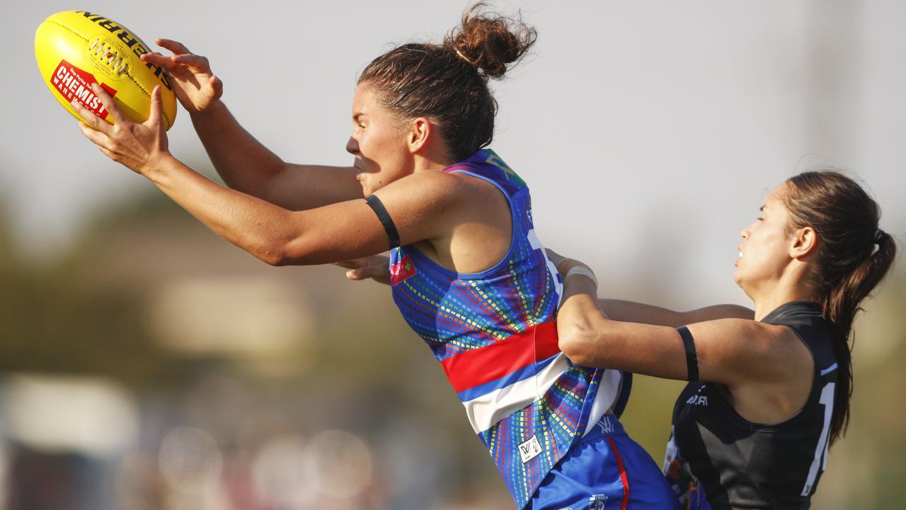 Libby Birch is a premiership Bulldog. Picture: AAP