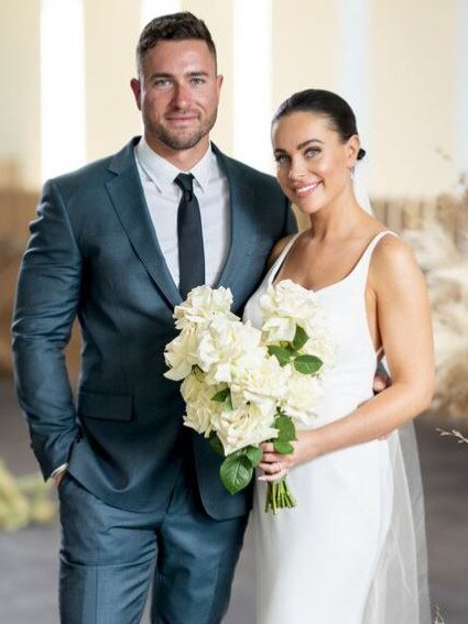 Bronte and Harrison's MAFS journey has been rocky. Picture: Channel 9