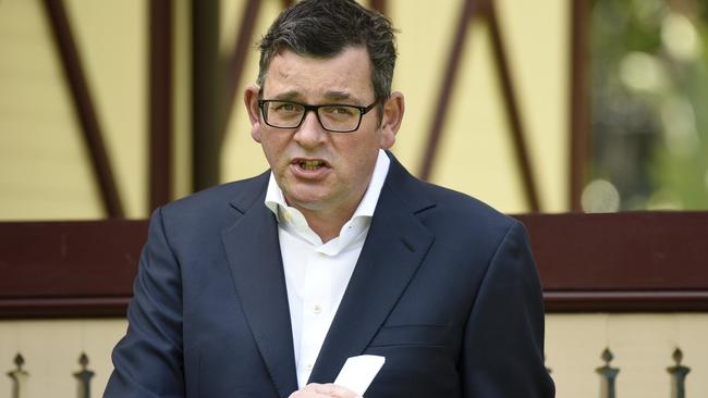 Premier Daniel Andrews eased some restrictions across Melbourne. Picture: Andrew Henshaw